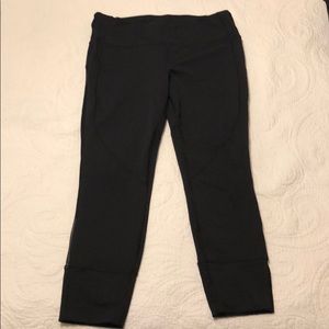 Black Luluemon Run Tights, Sz. 12